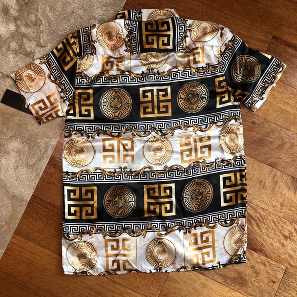 Drill Clothing Co. Shirts Baroque Gold Smooth Silk Shirt Drill Clot